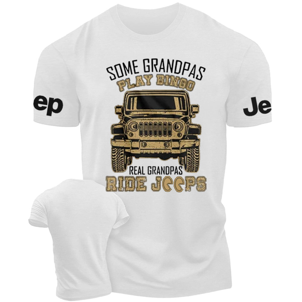 Some Grandpas Play Bingo, Real Grandpas Ride Jps T-Shirt