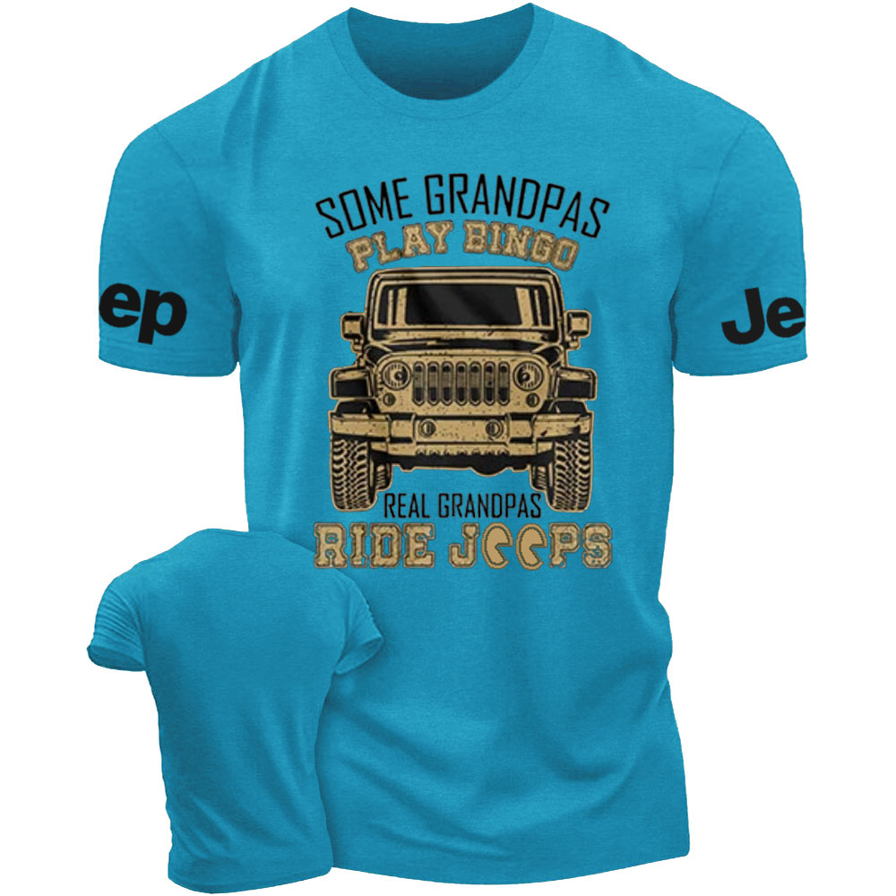 Some Grandpas Play Bingo, Real Grandpas Ride Jps T-Shirt