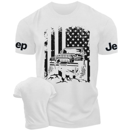 American US Flag Jp Adventure Lifestyle Men's Tshirt
