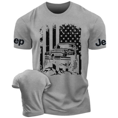 American US Flag Jp Adventure Lifestyle Men's Tshirt