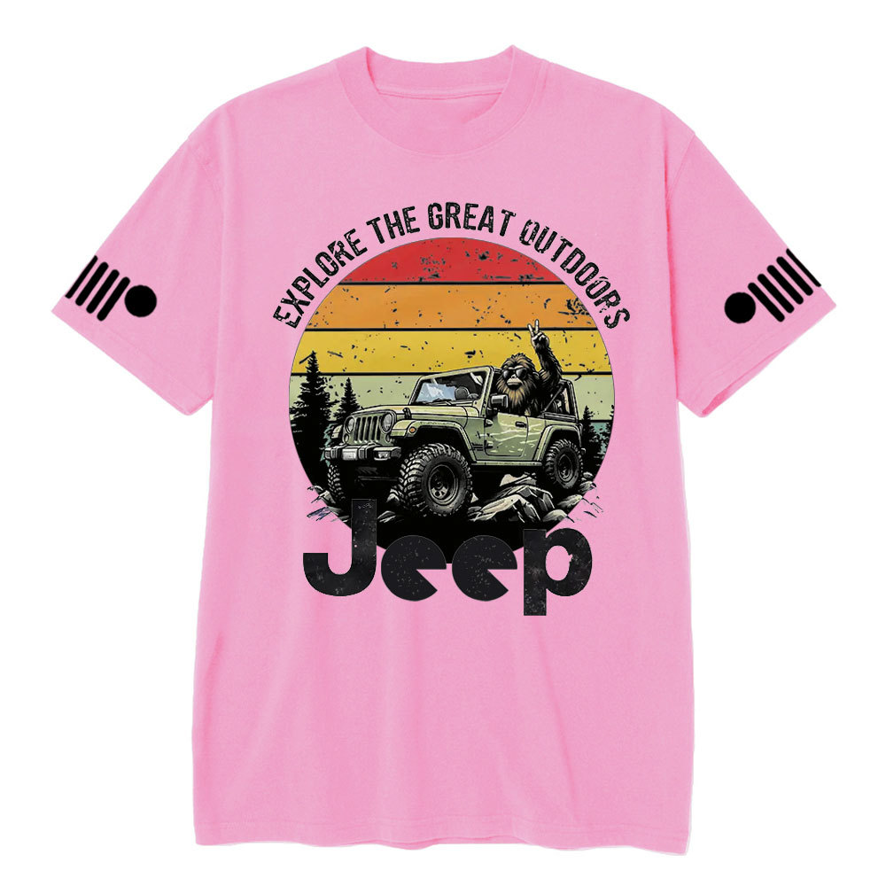 Bigfoot Jp Explore the Outdoors Sasquatch Believe T-shirt