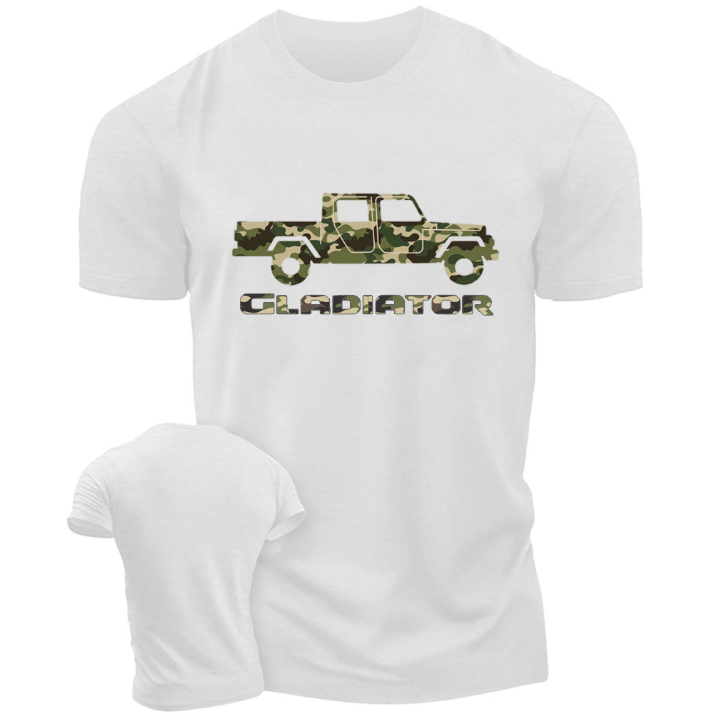 Green Camo Gladiator Truck Jp Car T-Shirt