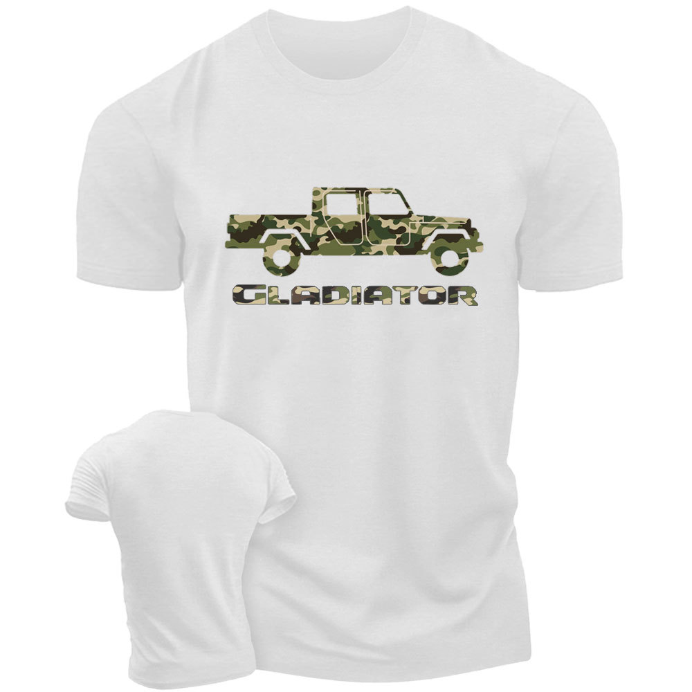 Green Camo Gladiator Truck Jp Car T-Shirt