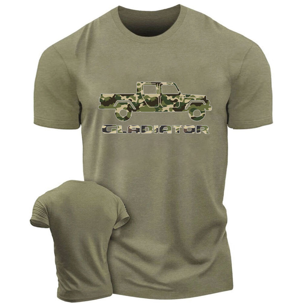 Green Camo Gladiator Truck Jp Car T-Shirt