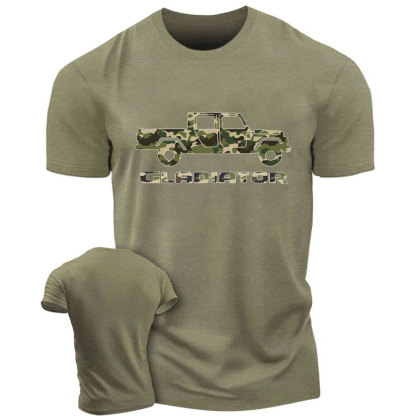 Green Camo Gladiator Truck Jp Car T-Shirt