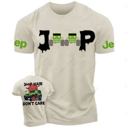 Jp Hair Don't Care Spooky Halloween T-Shirt
