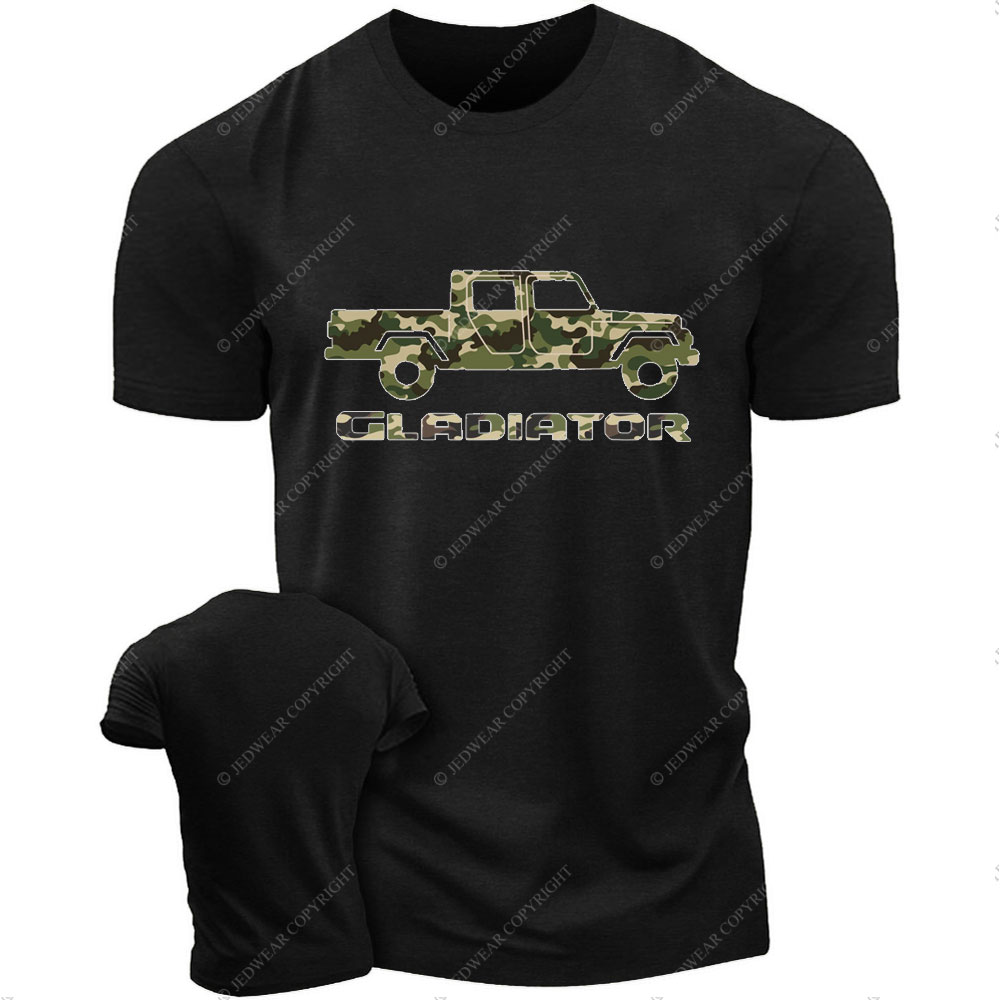 Green Camo Gladiator Truck Jp Car T-Shirt