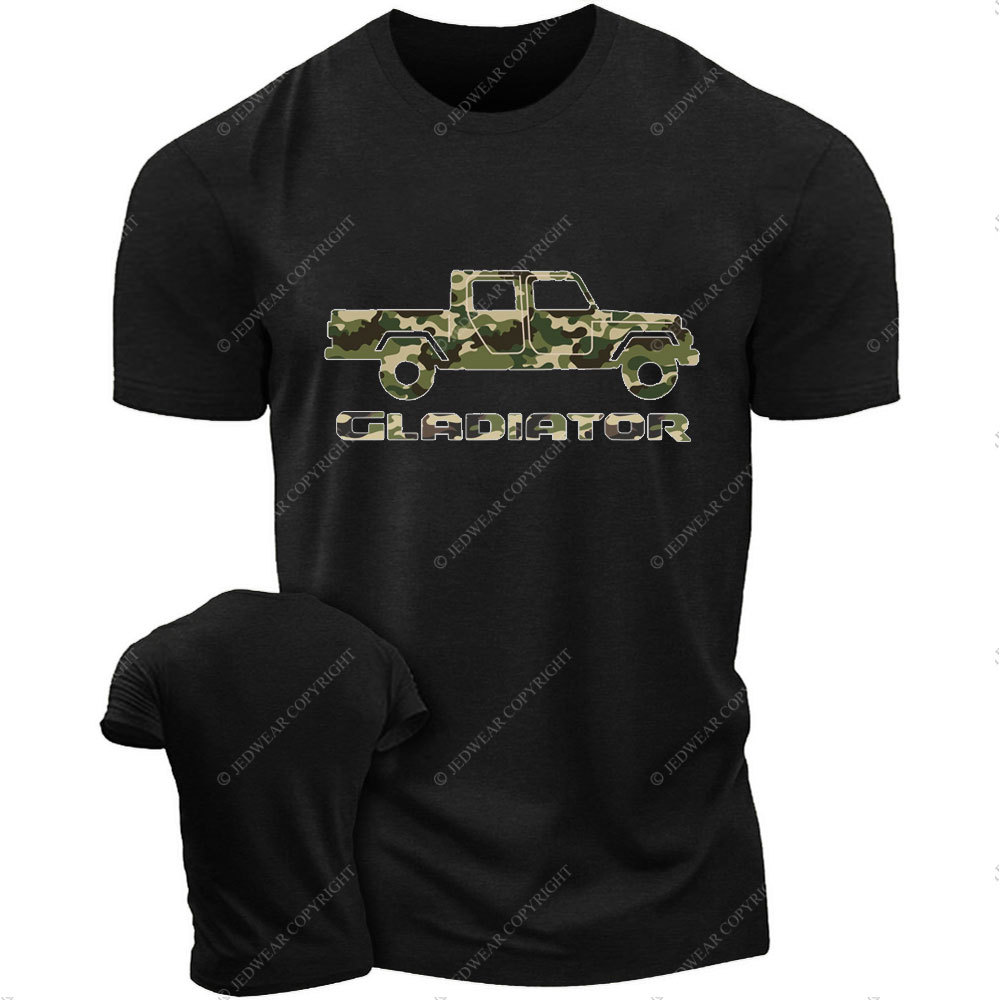 Green Camo Gladiator Truck Jp Car T-Shirt