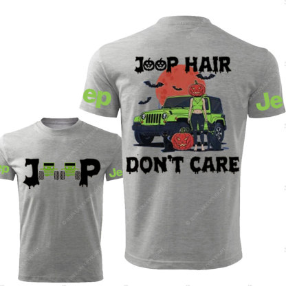 Jp Hair Don't Care Spooky Halloween T-Shirt