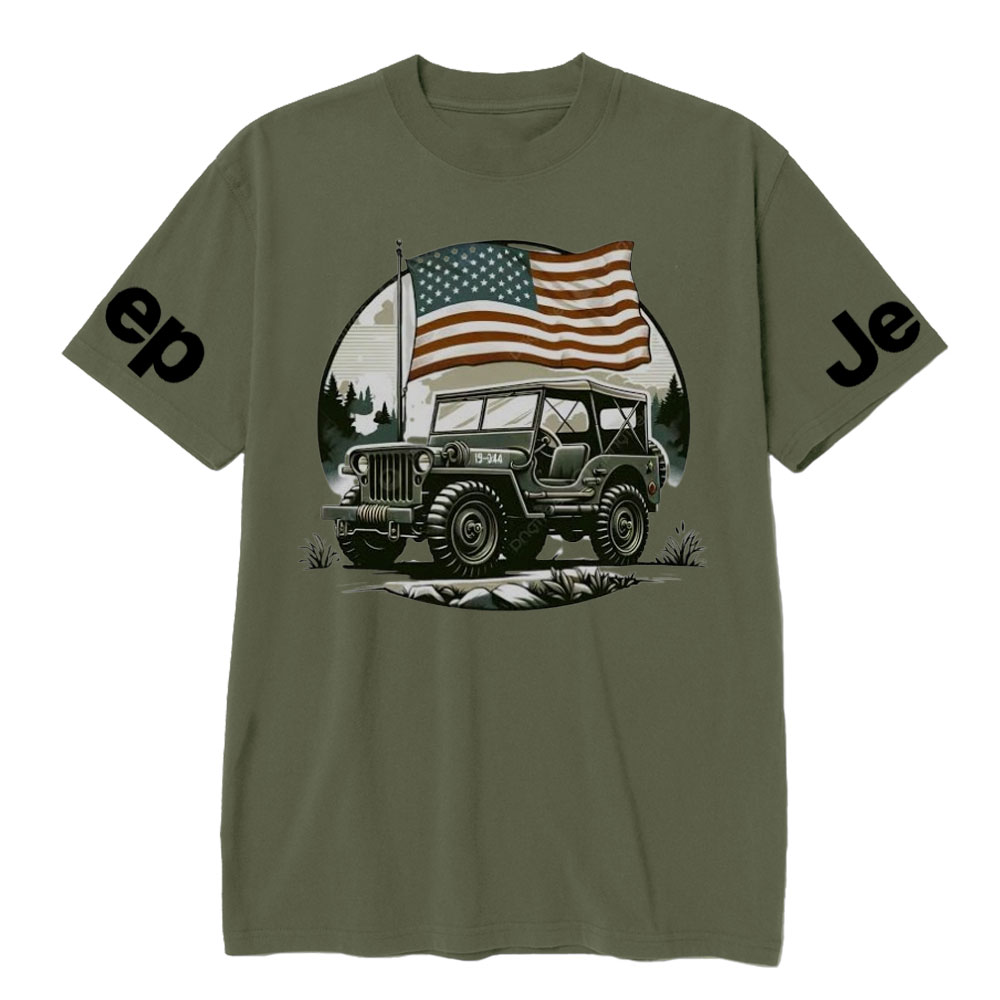 Army Jp and American Flag Jp Lover T-Shirt