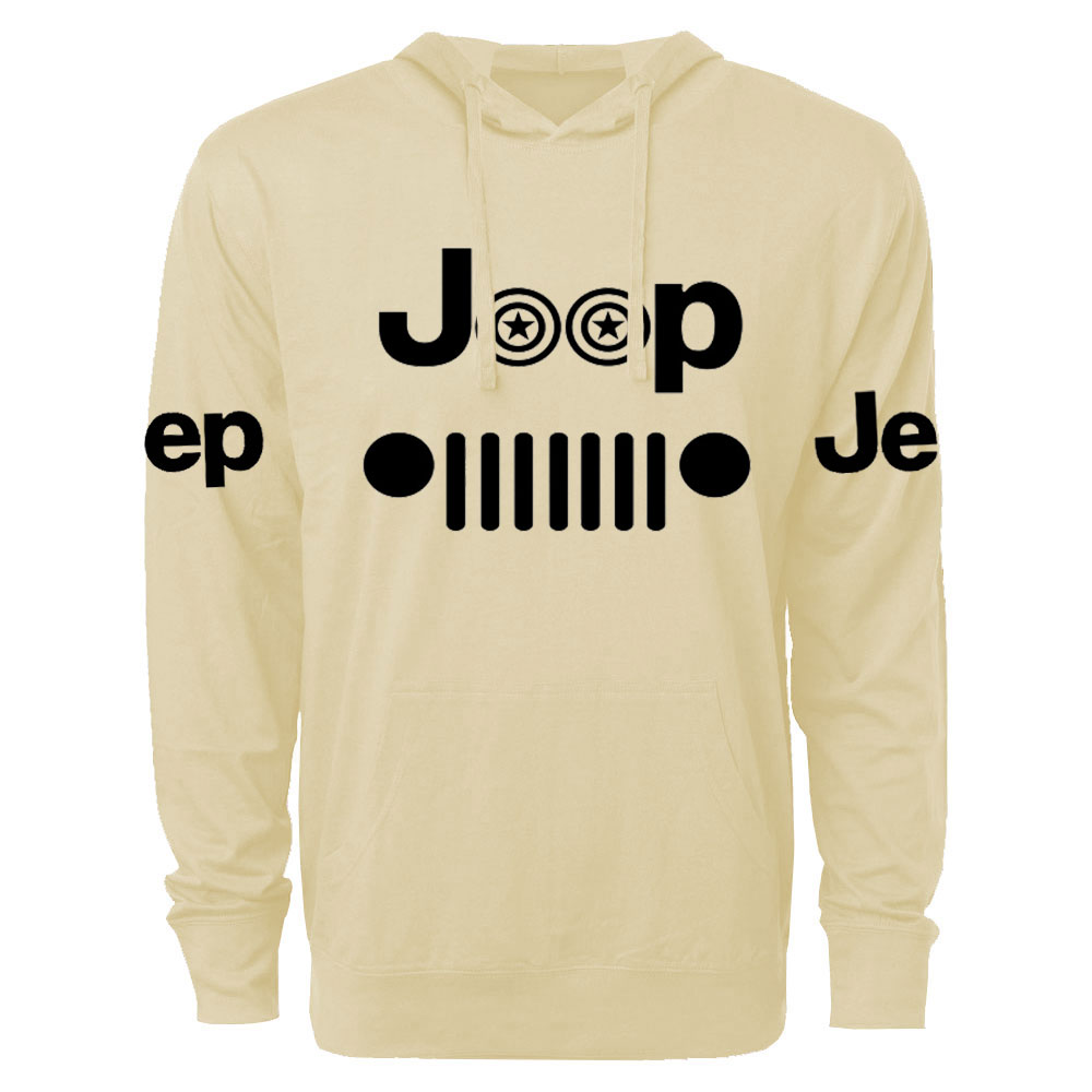 Jp Star Grille Oversized Lightweight Hoodie