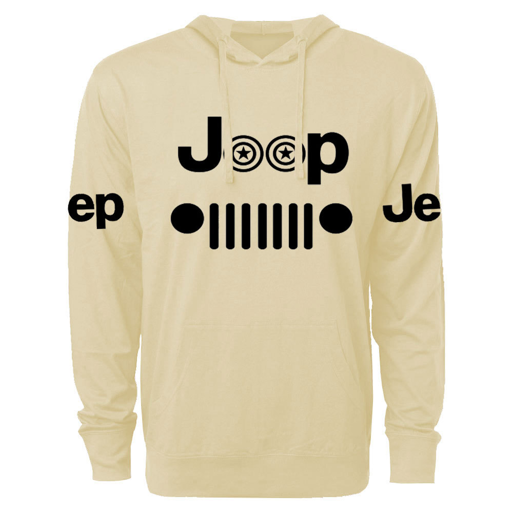 Jp Star Grille Oversized Lightweight Hoodie