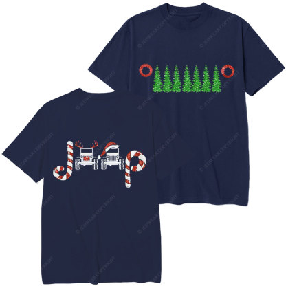 Charistmas Tree Wreath Candy Elk Jp Christmas T-Shirt
