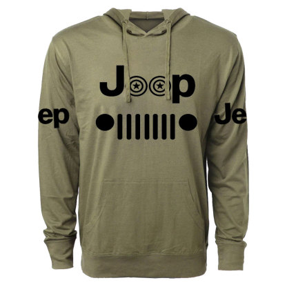 Jp Star Grille Oversized Lightweight Hoodie