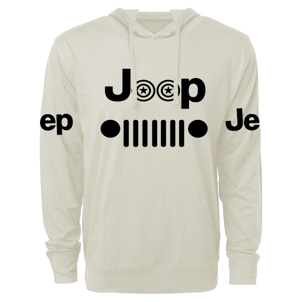 Jp Star Grille Oversized Lightweight Hoodie
