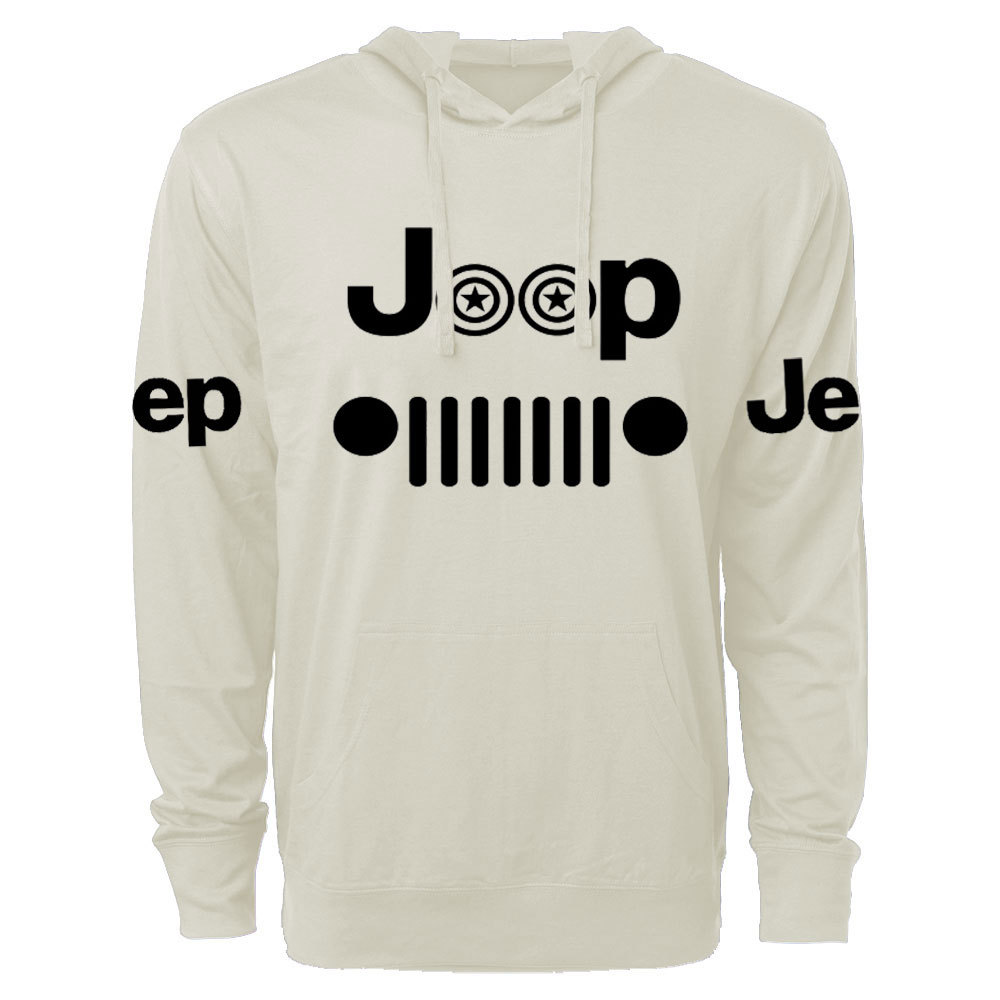 Jp Star Grille Oversized Lightweight Hoodie