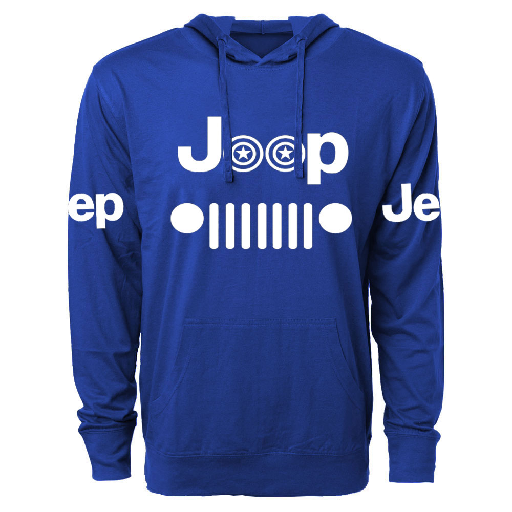 Jp Star Grille Oversized Lightweight Hoodie