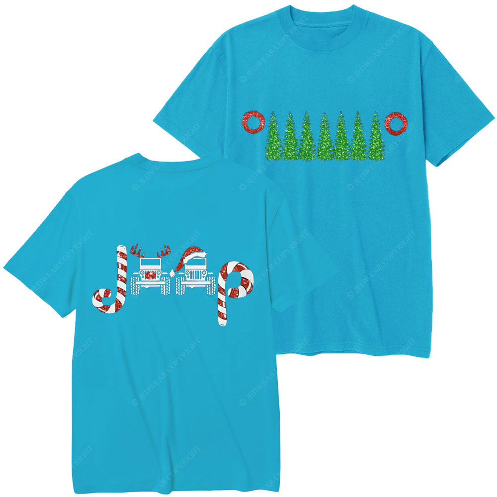 Charistmas Tree Wreath Candy Elk Jp Christmas T-Shirt
