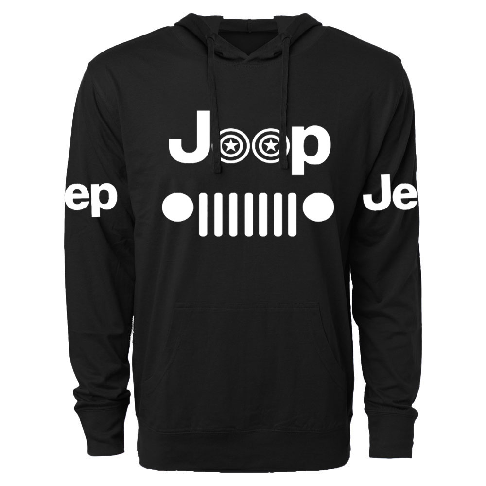 Jp Star Grille Oversized Lightweight Hoodie