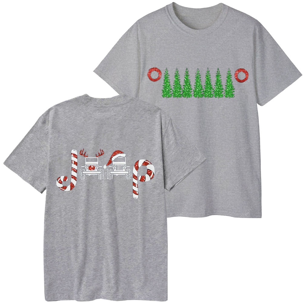 Charistmas Tree Wreath Candy Elk Jp Christmas T-Shirt