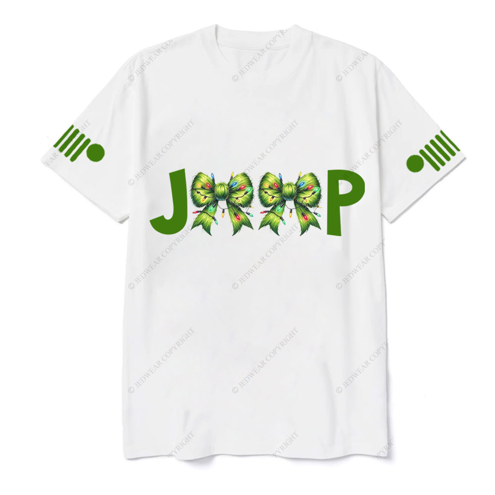 Green Fur Butterfly Ties Jp Christmas T-Shirt