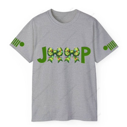 Green Fur Butterfly Ties Jp Christmas T-Shirt