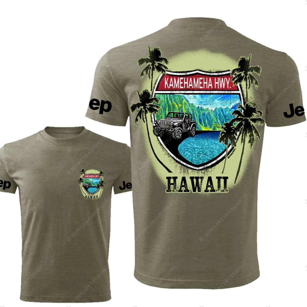 Jp Kam Highway Scenic Hawall For Jp Lovers T-Shirt