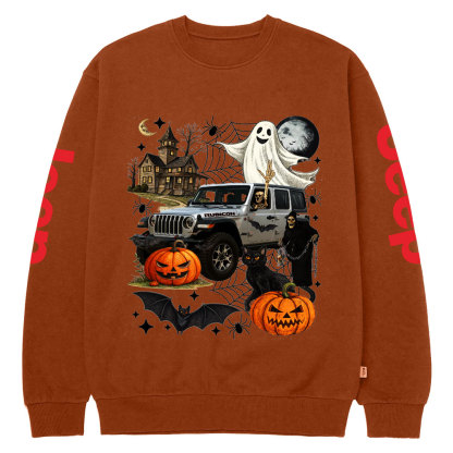 Jp Mystery Halloween Night Crew Neck Sweatshirt