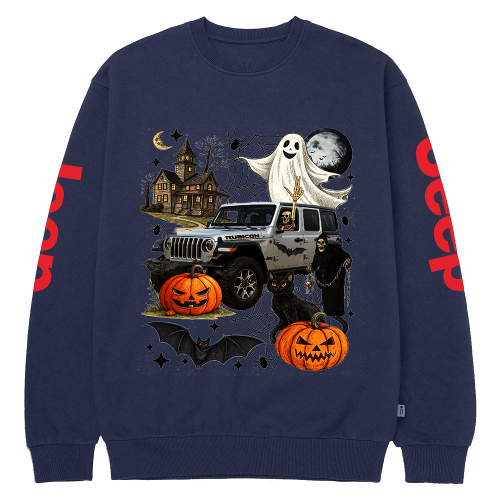 Jp Mystery Halloween Night Crew Neck Sweatshirt