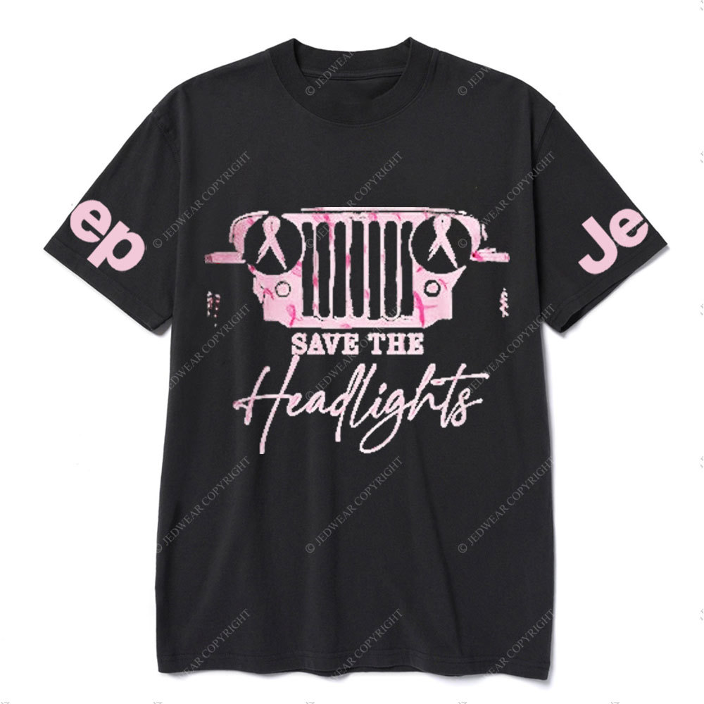 The Jp Headlights Ribbon Breast Cancer Awareness T-Shirt