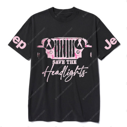 The Jp Headlights Ribbon Breast Cancer Awareness T-Shirt