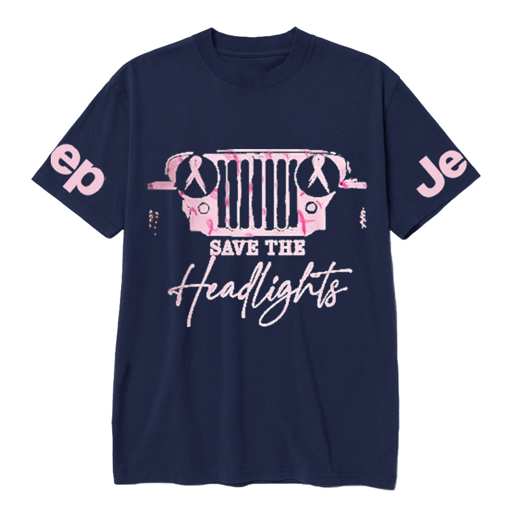 The Jp Headlights Ribbon Breast Cancer Awareness T-Shirt