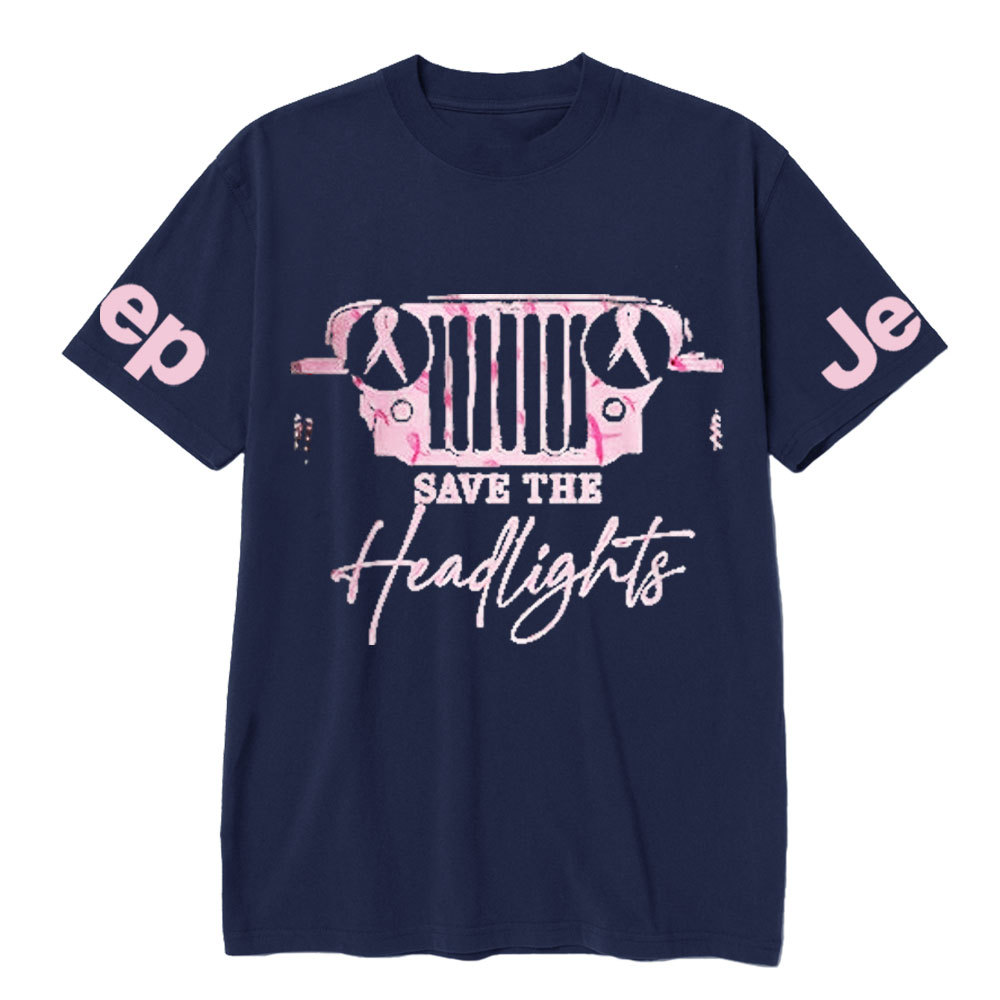 The Jp Headlights Ribbon Breast Cancer Awareness T-Shirt