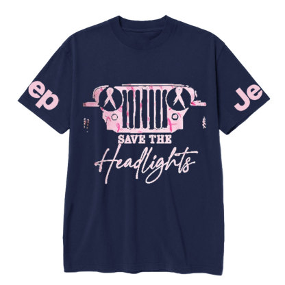 The Jp Headlights Ribbon Breast Cancer Awareness T-Shirt
