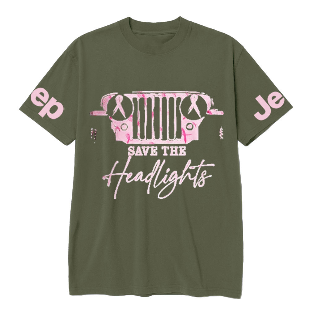 The Jp Headlights Ribbon Breast Cancer Awareness T-Shirt