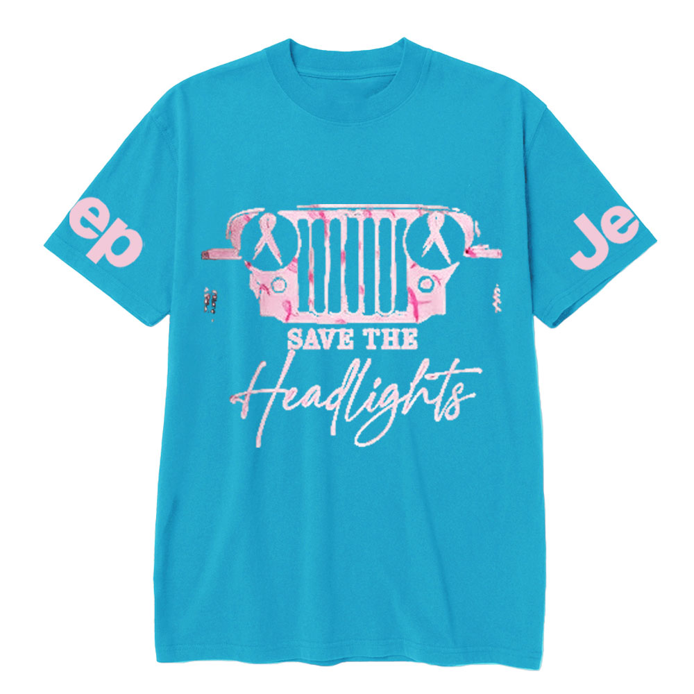 The Jp Headlights Ribbon Breast Cancer Awareness T-Shirt