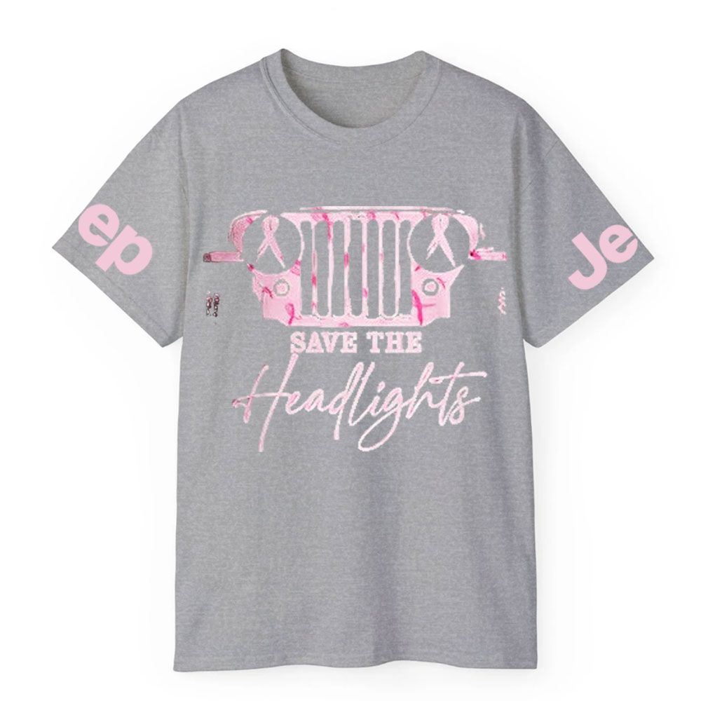The Jp Headlights Ribbon Breast Cancer Awareness T-Shirt