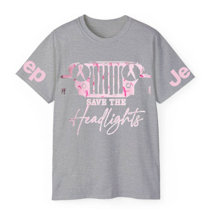 The Jp Headlights Ribbon Breast Cancer Awareness T-Shirt