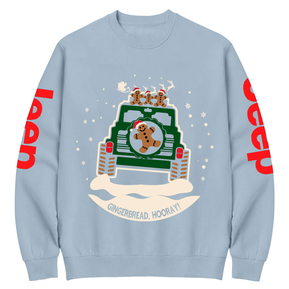 Jp, Gingerbread, Hooray Crew Neck Sweatshirt