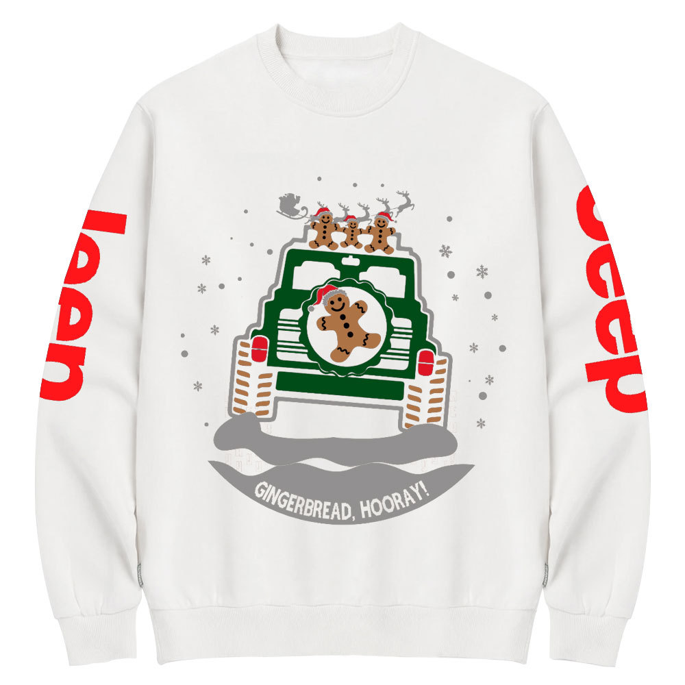Jp, Gingerbread, Hooray Crew Neck Sweatshirt
