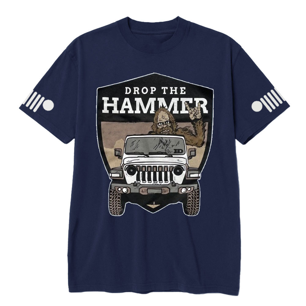 Hammer Down Sasquatch Jp Badge T-shirt