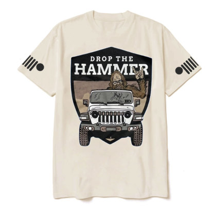 Hammer Down Sasquatch Jp Badge T-shirt