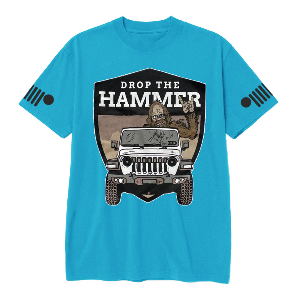 Hammer Down Sasquatch Jp Badge T-shirt