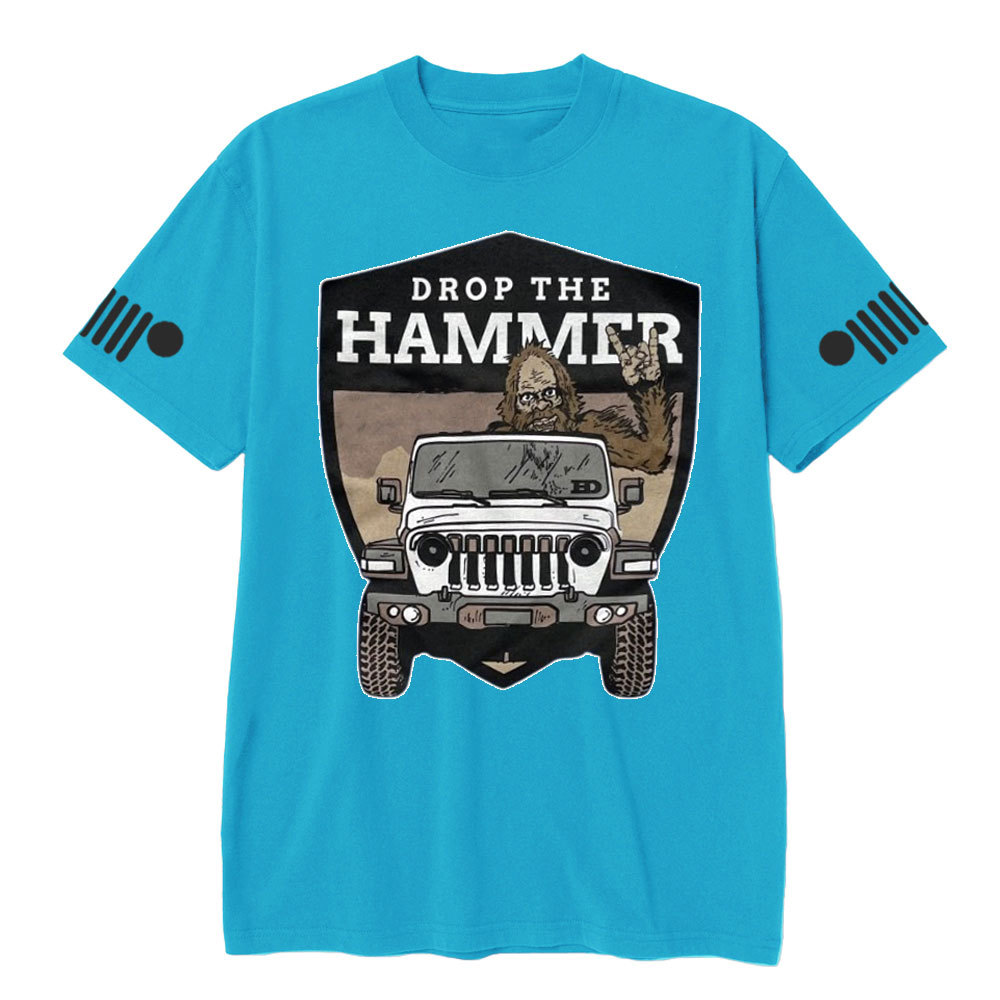 Hammer Down Sasquatch Jp Badge T-shirt