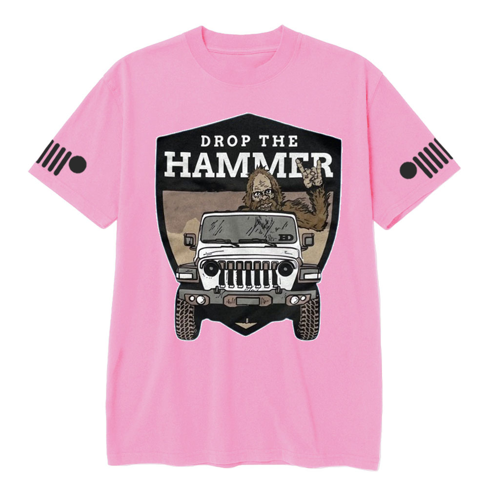 Hammer Down Sasquatch Jp Badge T-shirt