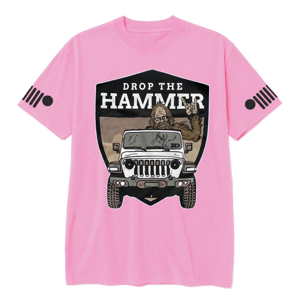 Hammer Down Sasquatch Jp Badge T-shirt