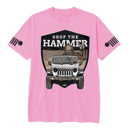 Hammer Down Sasquatch Jp Badge T-shirt