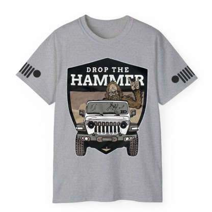 Hammer Down Sasquatch Jp Badge T-shirt
