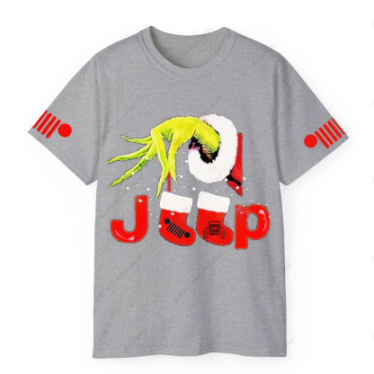 Awesome Green Santa Socks Jp Grille Christmas T-Shirt