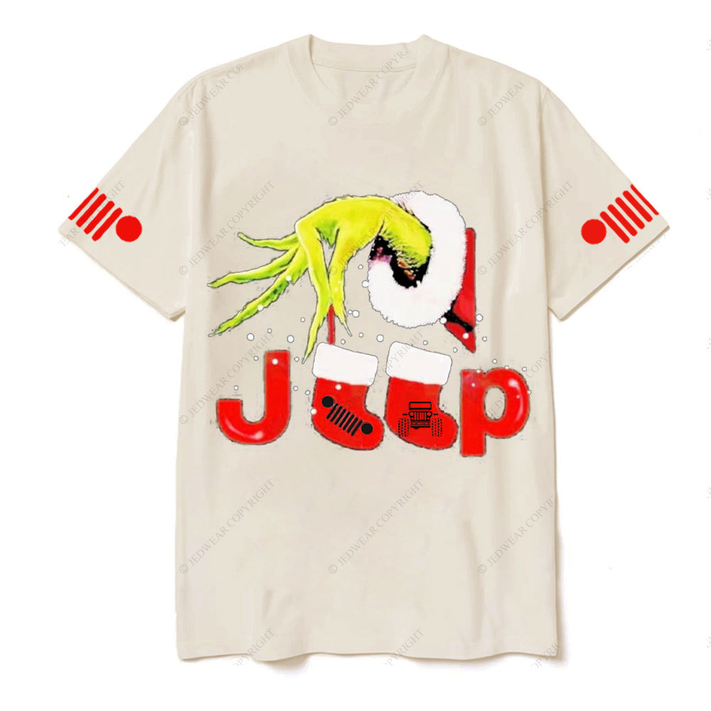 Awesome Green Santa Socks Jp Grille Christmas T-Shirt
